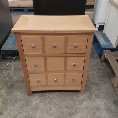 DESIGNER OAK MULTI DRAWER UNIT