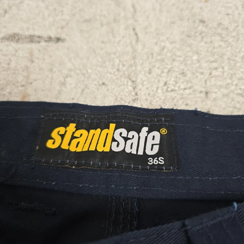 STAND SAFE BLUE WORK TROUSERS SIZE 36S