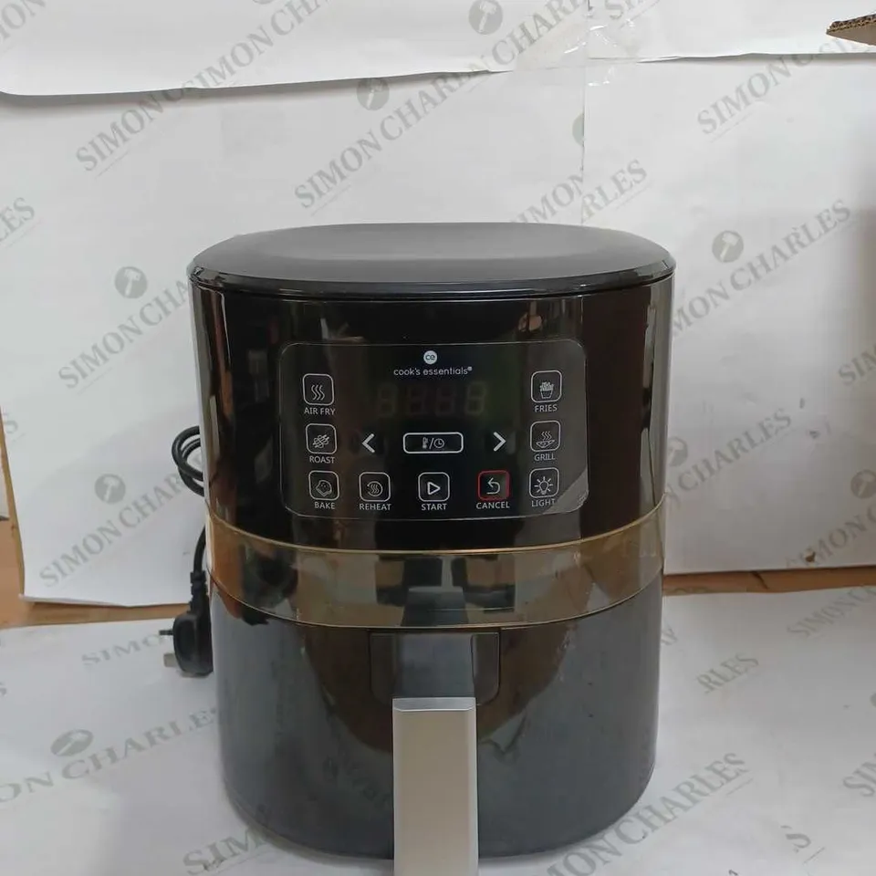 COOK'S ESSENTIALS 4.0L AIR FRYER - BLACK