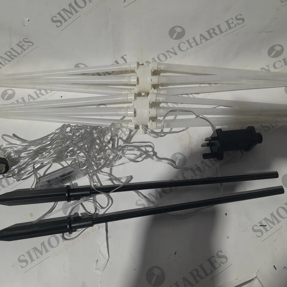 PACIFIC ACCENTS SET OF 2 LED SPARKLER LIGHTS WITH TIMER & REMOTE