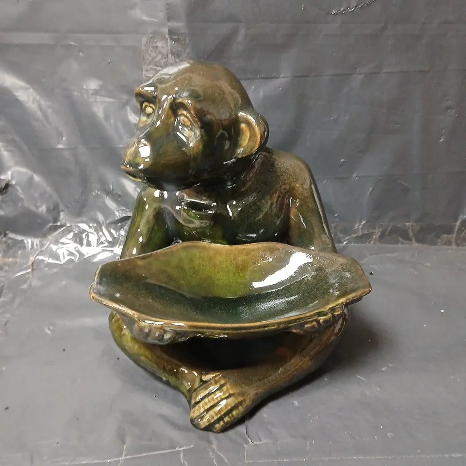 MONKEY LEAF DISH - GREEN