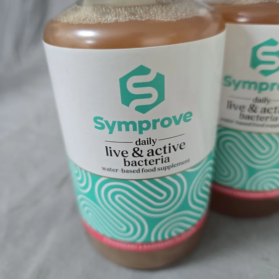 SYMPROVE DAILY LIVE AND ACTIVE BACTERIA IN STRAWBERRY AND RASPBERRY - 4 X 500ML