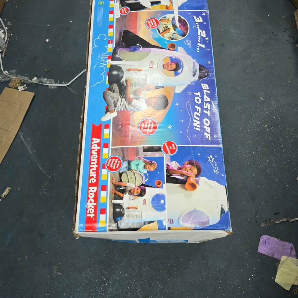 BOXED LITTLE TIKES ADVENTURE ROCKET - COLLECTION ONLY RRP £174.99