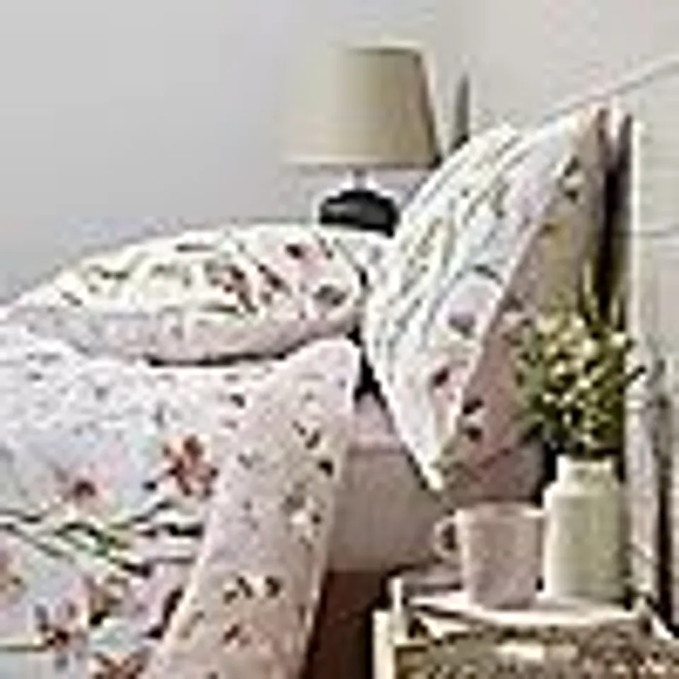 COZEE HOME TUFTED AND VELVETSOFT PINK KING SIZE DUVET SET