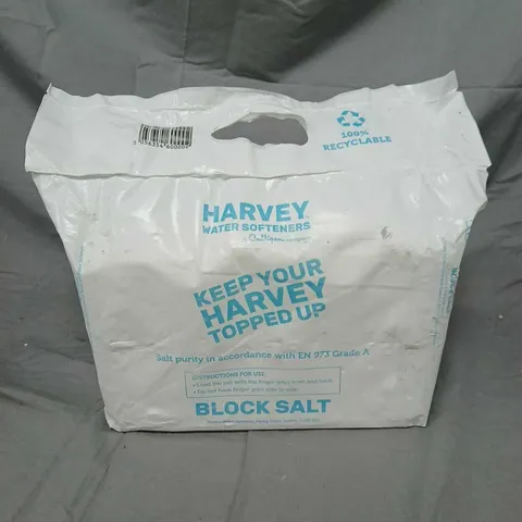 HARVEY WATER SOFTENER BLOCK SALT BAG - 2 X 4KG BLOCKS 