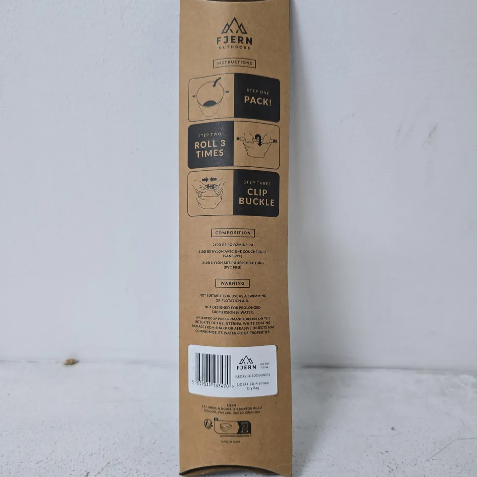 FJERN OUTDOORS SJOTAT PREMIUM DRY BAG – 13L