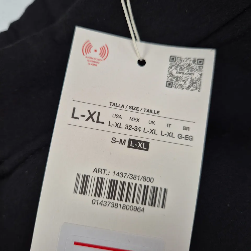 ZARA Black joggers – Size UK L-XL