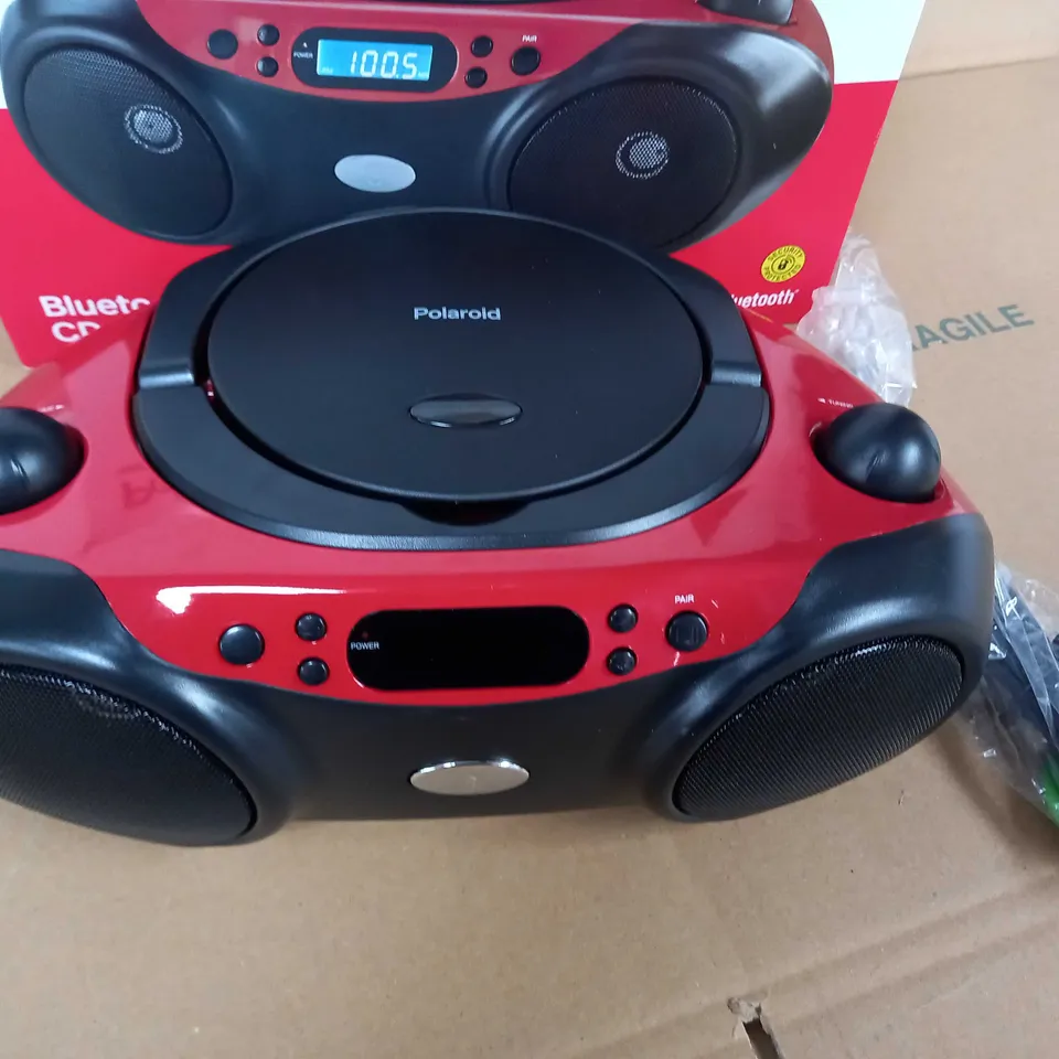 POLAROID BLUETOOTH CD BOOMBOX
