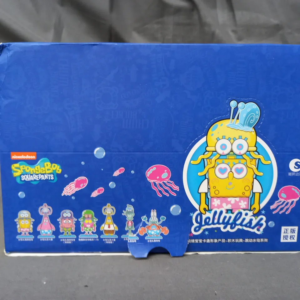 BOXED SPONGEBOB SQUAREPANTS SET OF 6 COLLECTIBLE JELLYFISH FIGURES