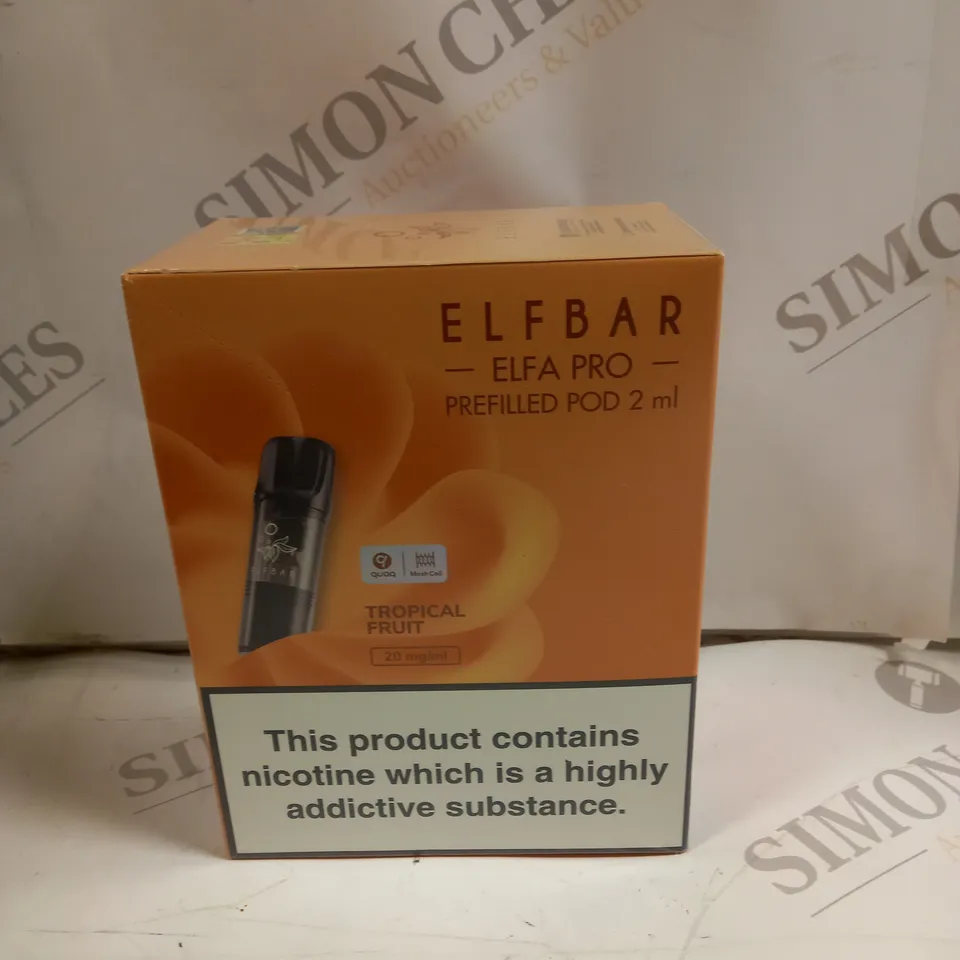 BOXED SEALED ELFBAR ELFA PRO PREFILLED PODS 10 PACK - TROPICAL FRUIT 