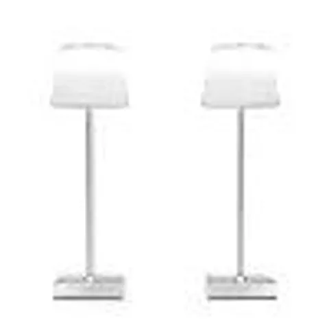 SFIXX SET OF 2 2IN1 RECHARGEABLE TABLE WALL LAMP