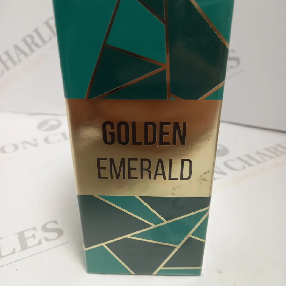 BOXED AND SEALED GOLDEN EMERALD EAU DE PARFUM 100ML