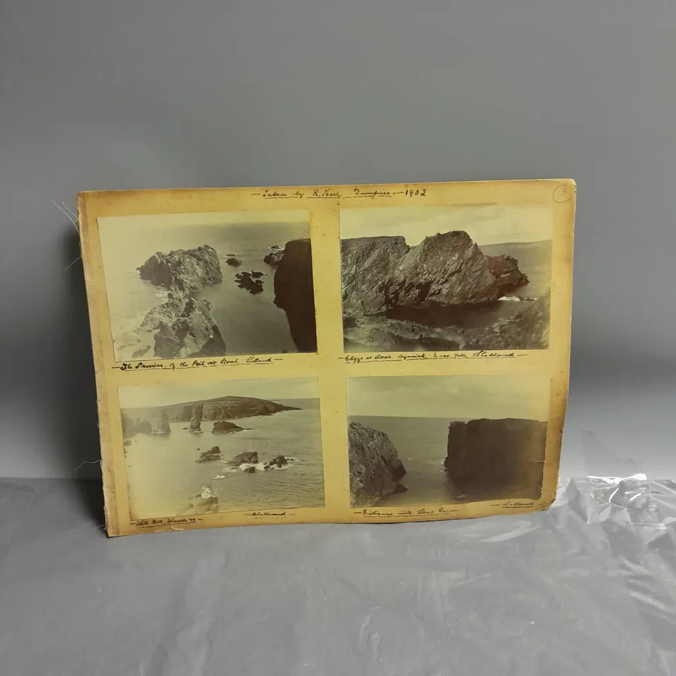 LANDSCAPE PHOTOGRAPH COLLECTION IN BLACK AND WHITE DATED 1902