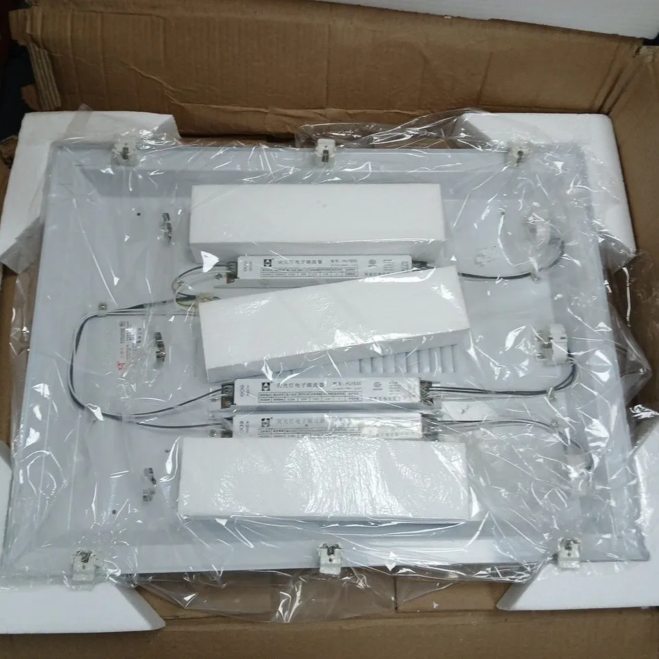 LED CEILING PANEL LIGHT WITH PURPLE DECORATIVE SIDE BORDERS – WHITE 