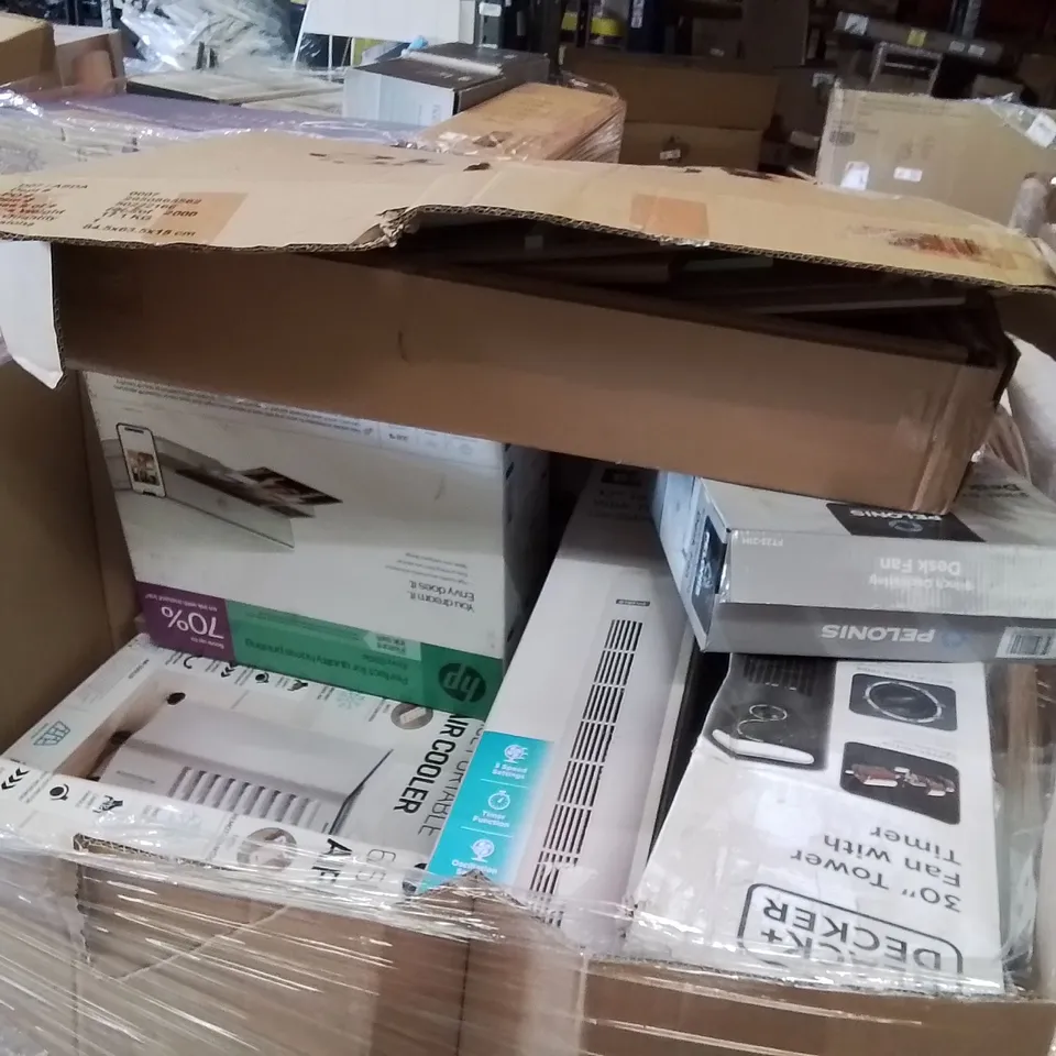 PALLET TO CONTAIN A LARGE QUANTITY OF ELECTRICAL PRODUCTS TO INCLUDE;AIR FRYER,AIR COOLER,TOWER FAN