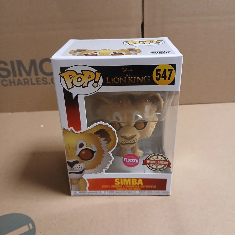 POP! DISNEY THE LION KING 547 SIMBA VINYL FIGURE