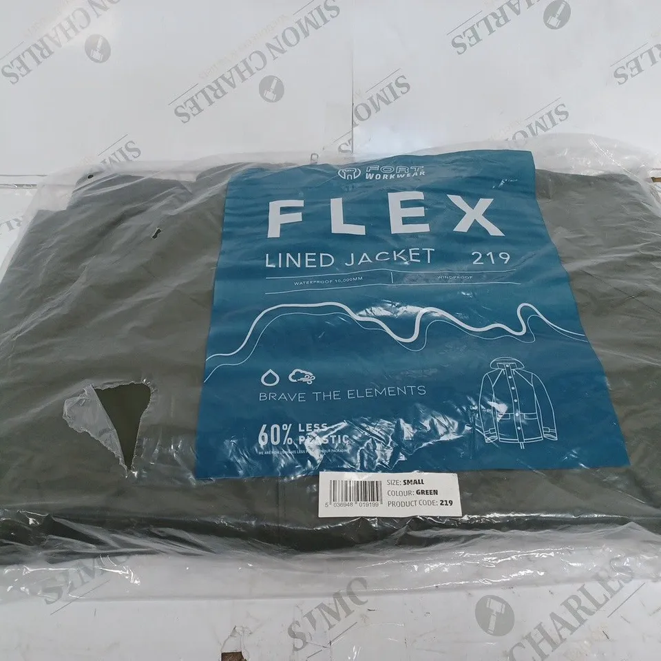 FORT WORKWEAR FLEX LINED JACKET SIZE S 