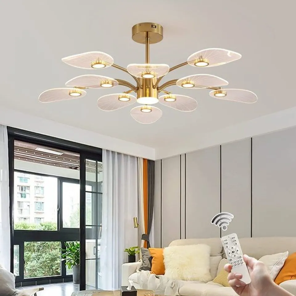 BOXED GUAY 10-LIGHT SPUTNIK LED CHANDELIER 