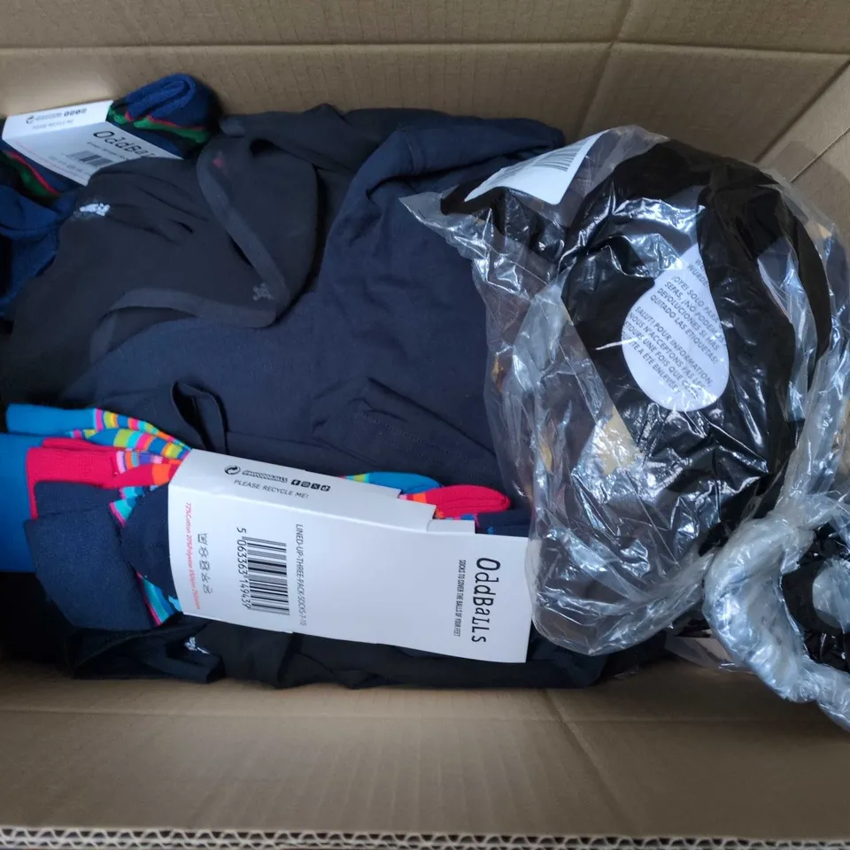 APPROXIMATELY 20 ASSORTED CLOTHING PRODUCTS IN VARIOUS STYLES & SIZES TO INCLUDE JUMPERS, T-SHIRTS, DRESSES ETC