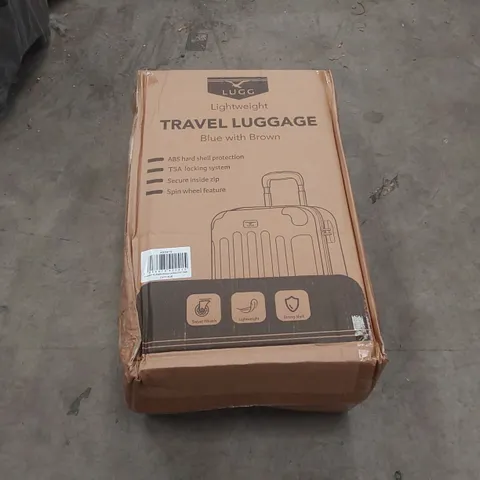 BOXED LUGG LIGHTWEIGHT TRAVEL SUITCASE
