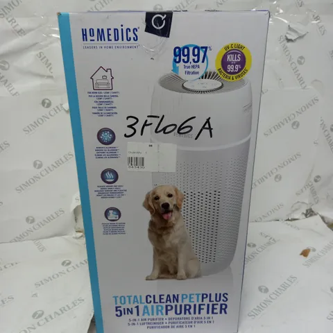 HOMEDICS TOTAL CLEAN WHITE AIR PURIFIER