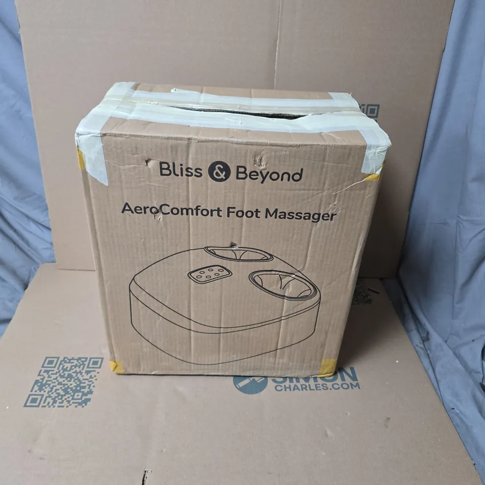 BLISS & BEYOND AEROCOMFORT FOOT MASSAGER BOXED 