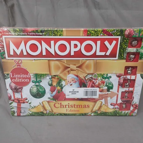 BOXED AND SEALED LIMITED EDITON MONOPOLY - CHRISTMAS EDITION