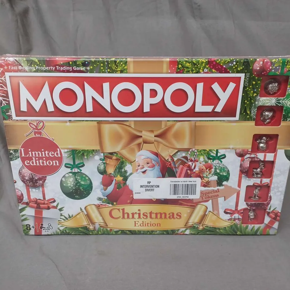 BOXED AND SEALED LIMITED EDITON MONOPOLY - CHRISTMAS EDITION