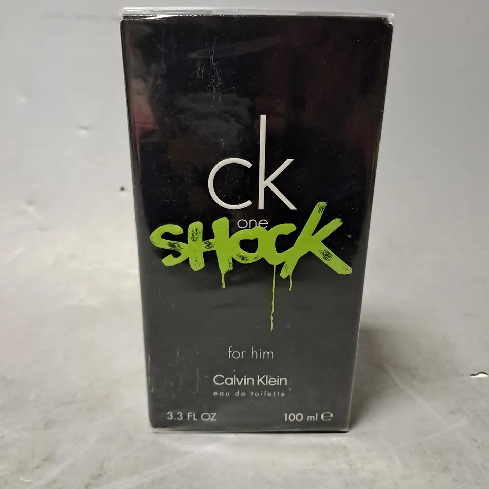 BOXED AND SEALED CALVIN KLEIN ONE SHOCK EAU DE TOILETTE FOR HIM 100ML