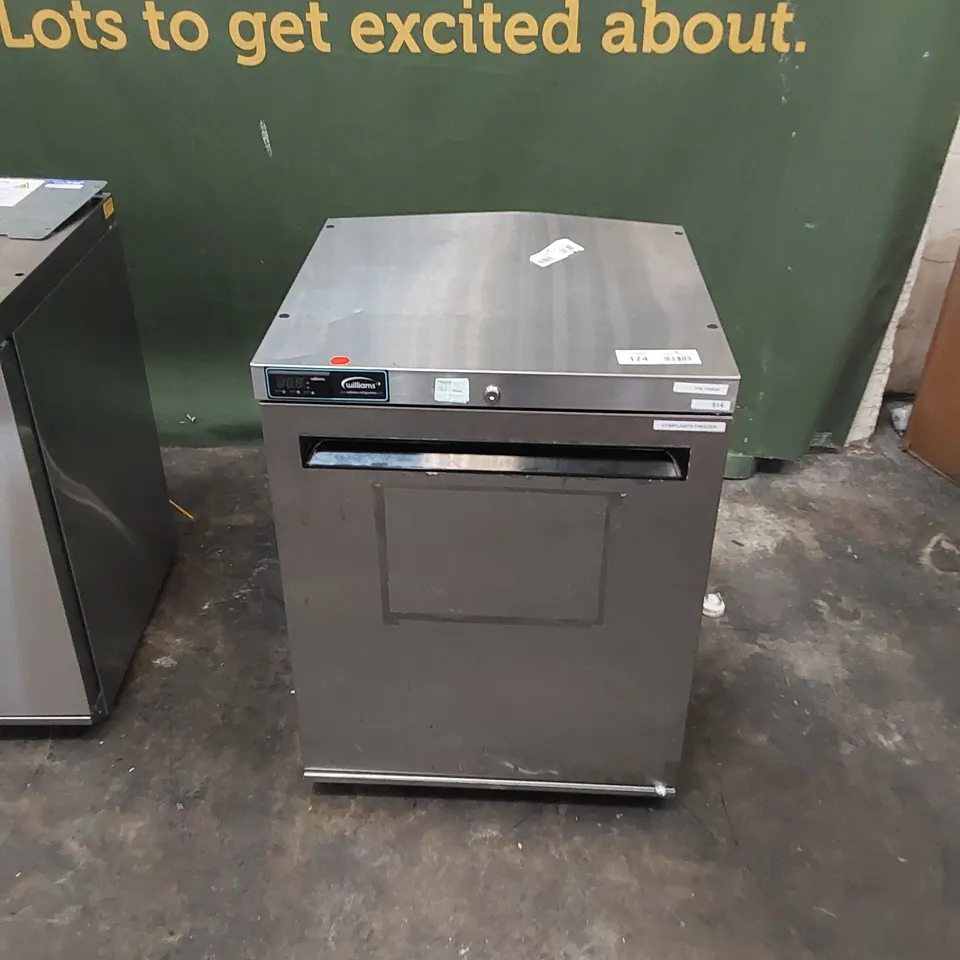 WILLIAMS LA135SA R290 R1 AMBER COMMERCIAL UNDER COUNTER FREEZER