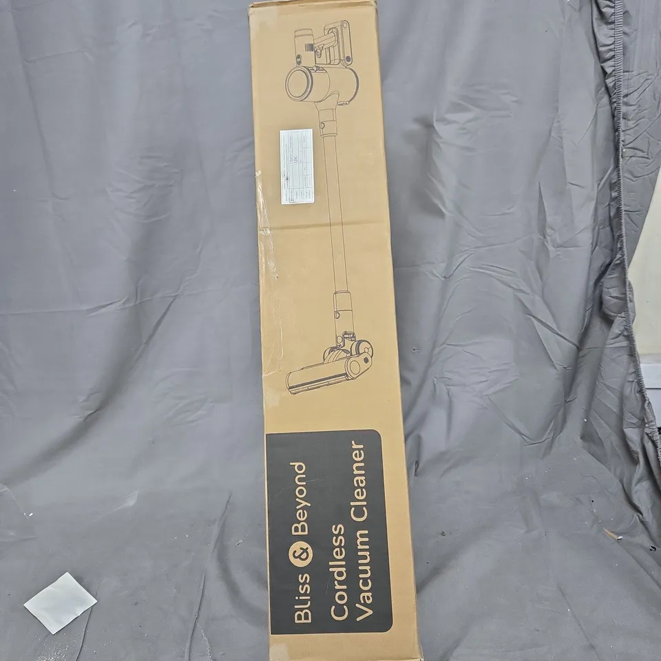 BLISS & BEYOND CORDLESS VACUUM CLEANER – BOXED