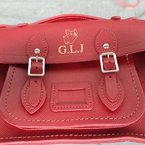 CAMBRIDGE SATCHEL COMPANY BAG IN RED G. L. J