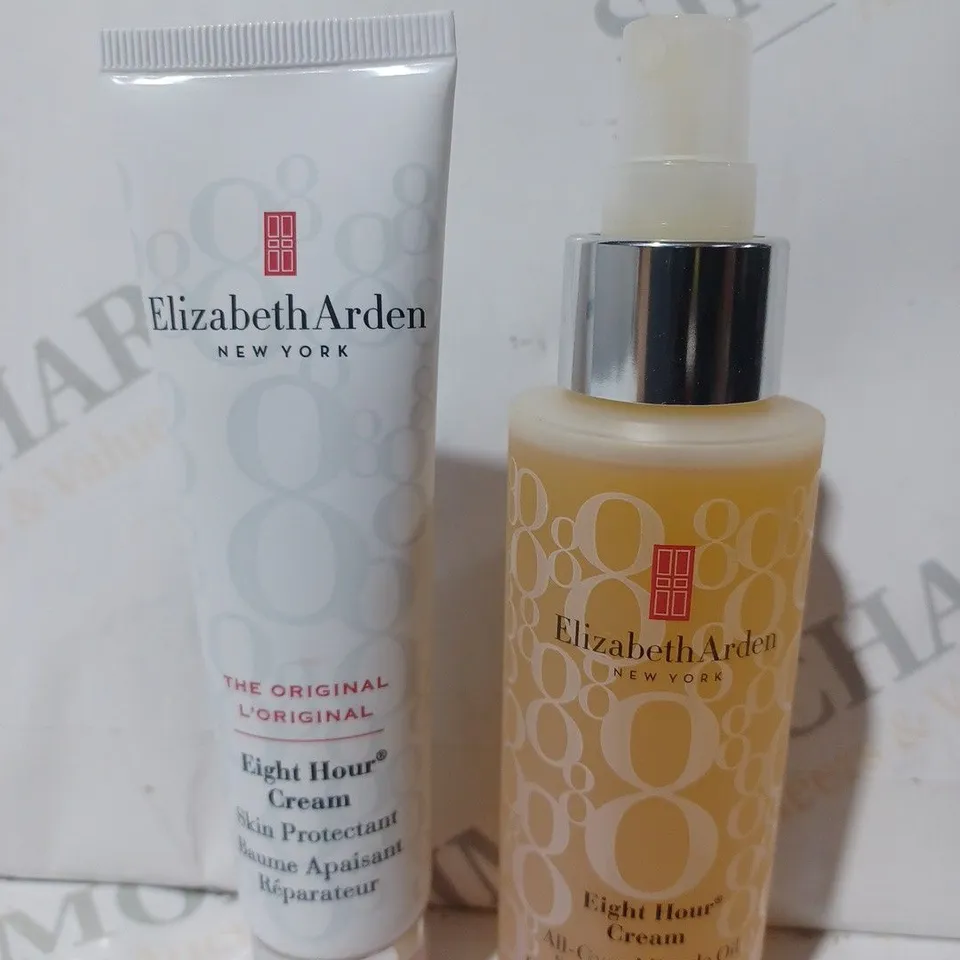 BOXED ELIZABETH ARDEN EIGHT HOUR MIRACLE OIL & PROTECTANT SET