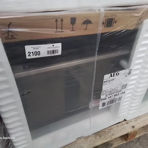 AEG INTEGRATED ASSISTED COOKING OVEN - STAINLESS STEEL Model BPK742320M