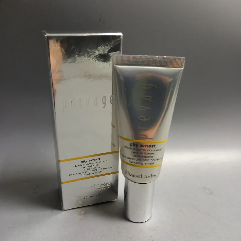 BOXED ELIZABETH ARDEN PREVAGE CITY SMART DNA ENZYME COMPLEX 40ML