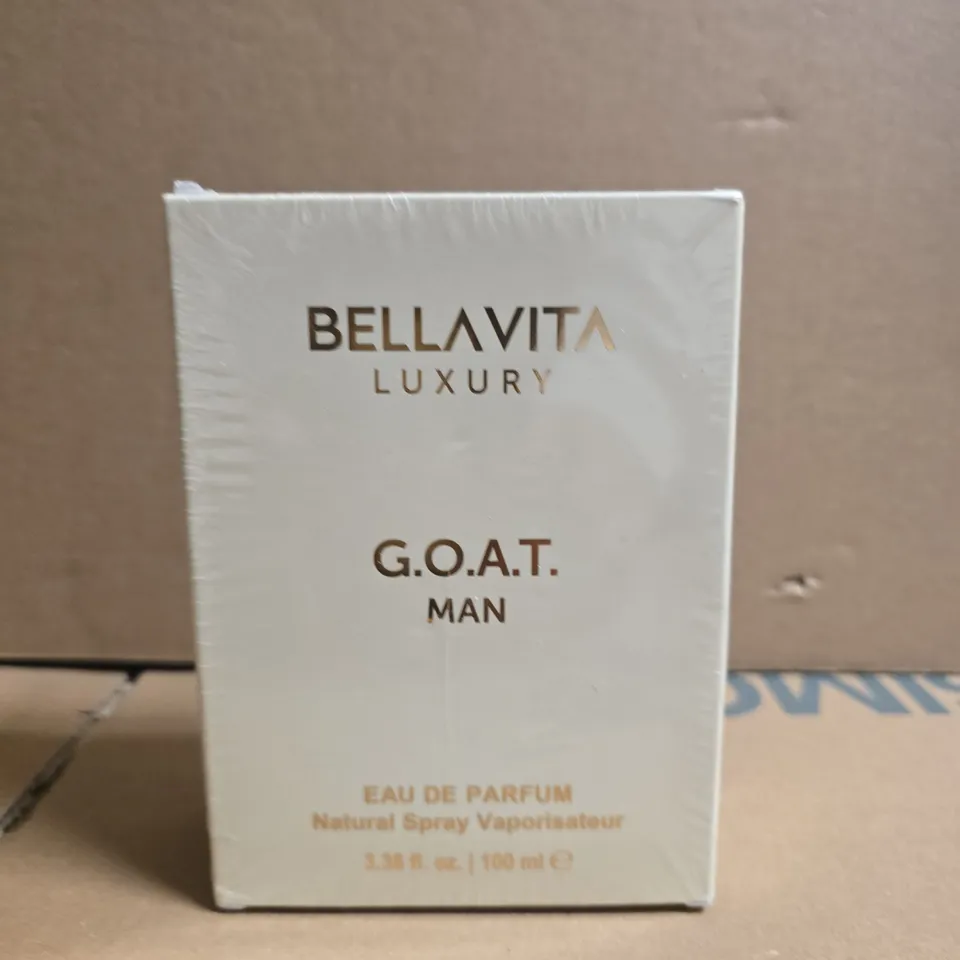 BOXED AND SEALED BELLAVITA LUXURY G.O.A.T. MAN EAU DE PARFUM 100ML