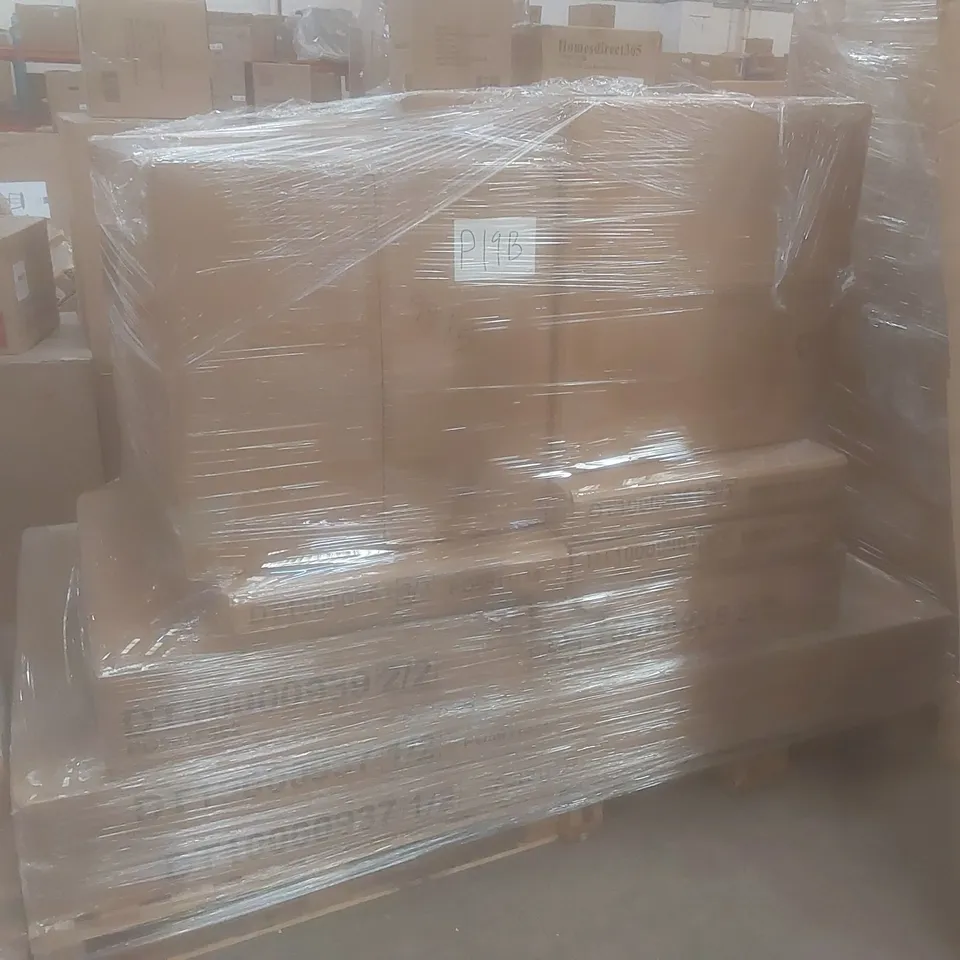 PALLET OF ASSORTED BRAND NEW AND INCOMPLETE DESIGNER FLATPACK FURNITURE PARTS