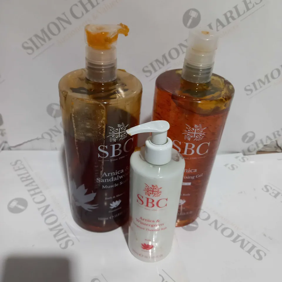 SBC ARNICA & SANDALWOOD FACE & BODY WASH, GEL & CREAMS