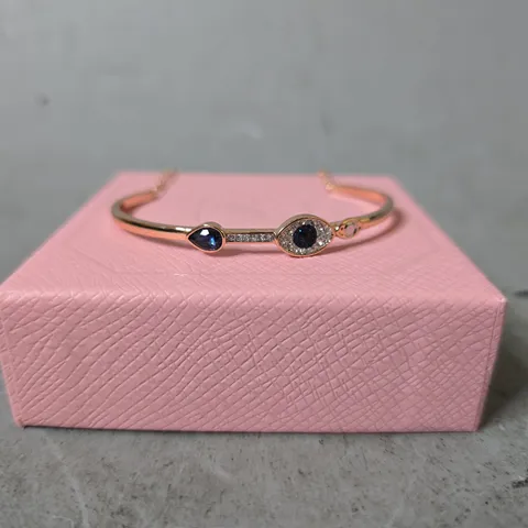 BOXED SWAROVSKI EVIL EYE BANGLE 