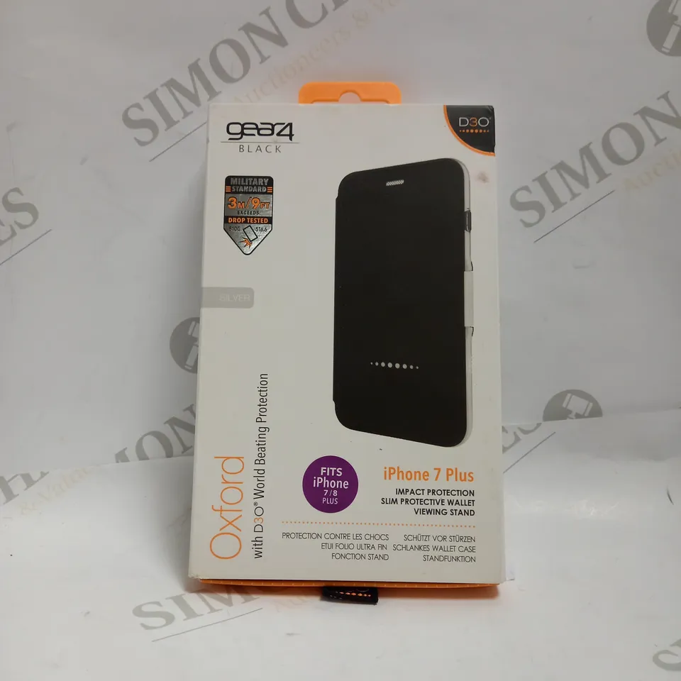 GEAR4 BLACK OXFORD IPHONE 7 IMPACT PROTECTION CASE 