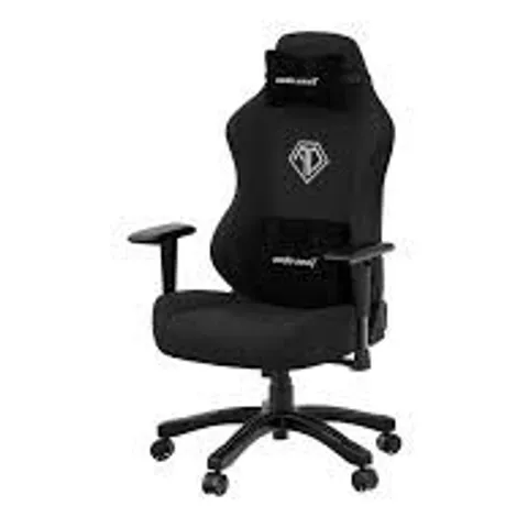 ANDASEAT PHANTOM 3 FAUX LEATHER PREMIUM GAMING CHAIR - BLACK - COLLECTION ONLY