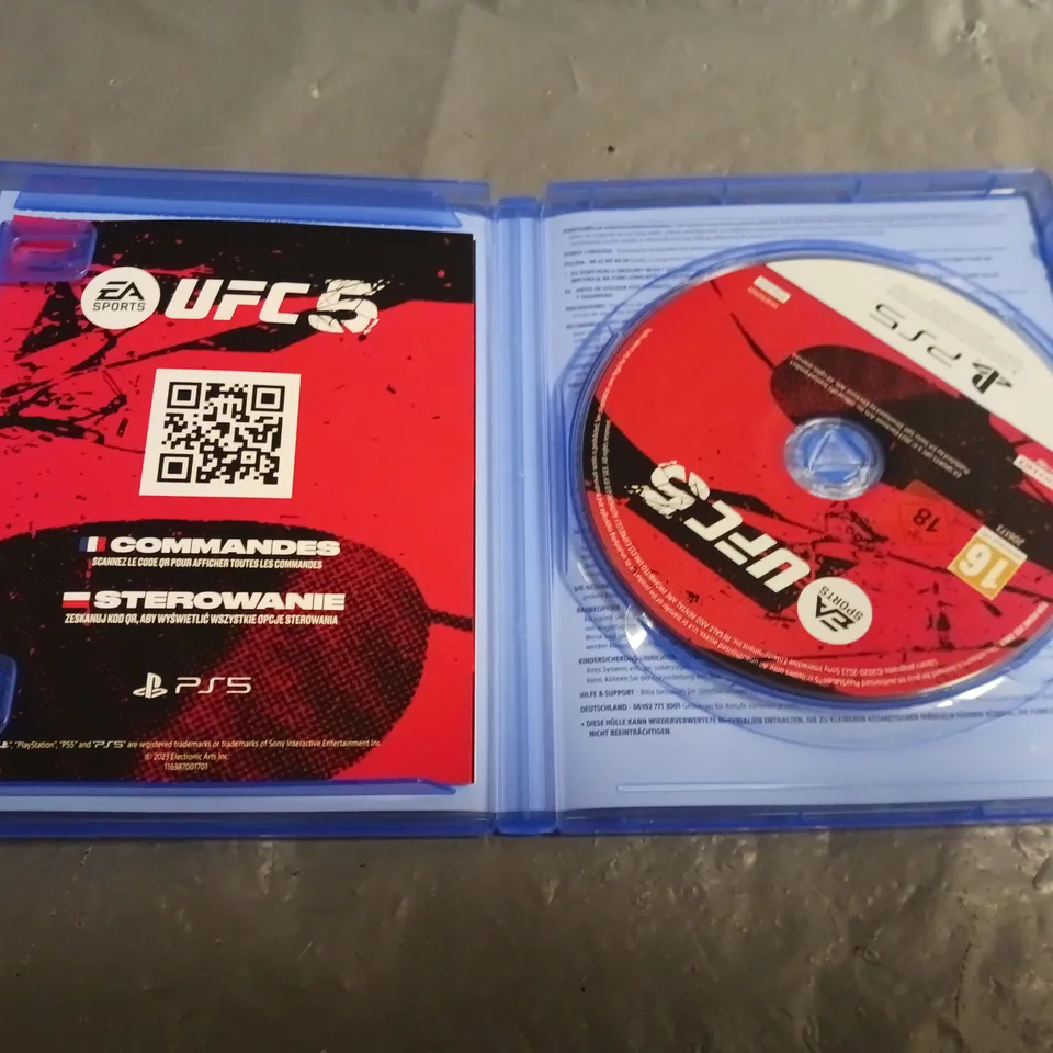 UFC 5 FOR PS5