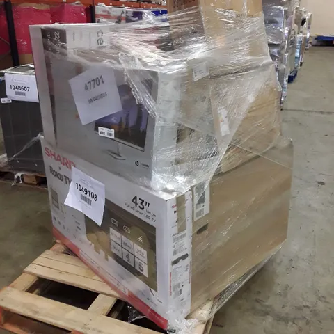 PALLET OF APPROXIMATELY 21 UNPROCESSED RAW RETURN MONITORS TO INCLUDE;