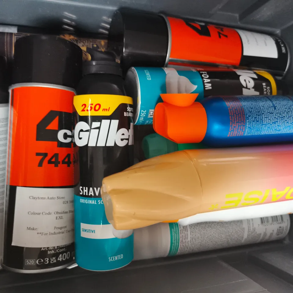 APPROXIMATELY 15 ASSORTED AEROSOL PRODUCTS - COLLECTION ONLY