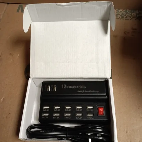 YC-636 USB CHARGING STATION – 12 USB PORTS, BOXED