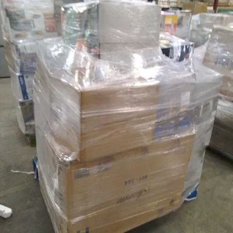 PALLET OF APPROXIMATELY 21 UNPROCESSED RAW RETURN HOUSEHOLD AND ELECTRICAL GOODS TO INCLUDE;