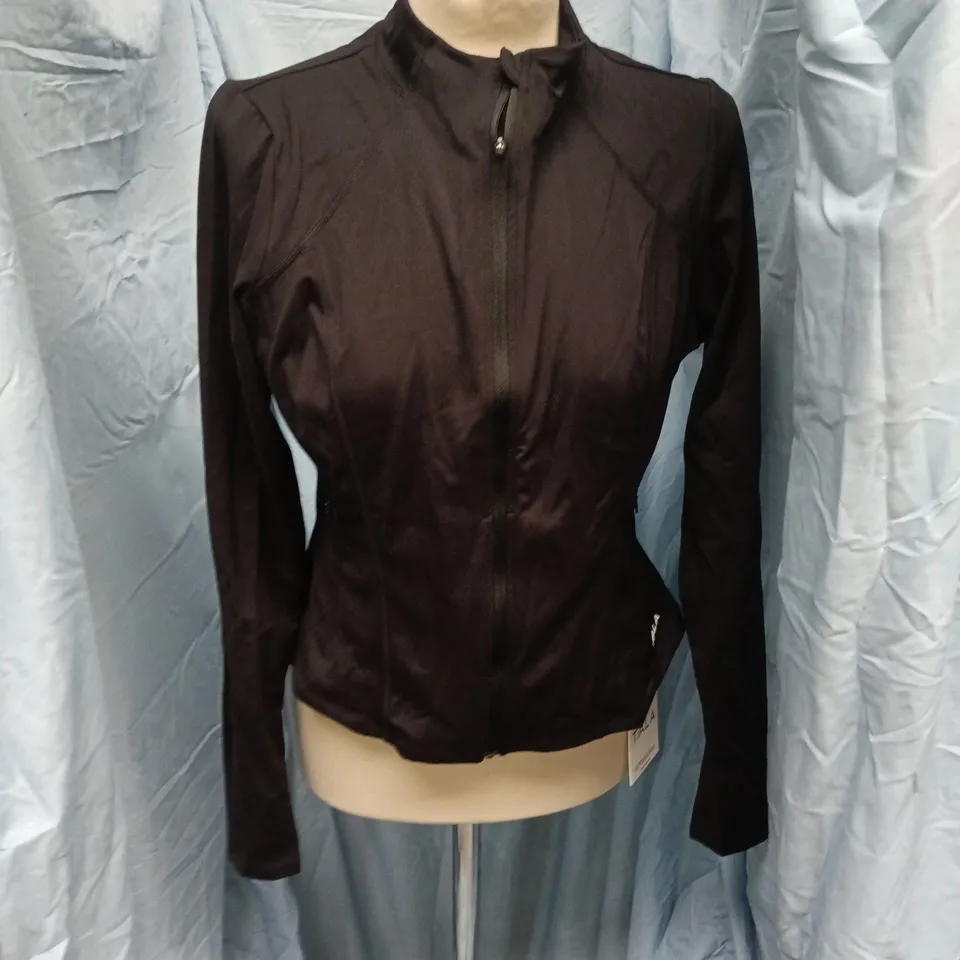TALA DAYFLEX ZIP-THROUGH JACKET – SHADOW BLACK, UK XL