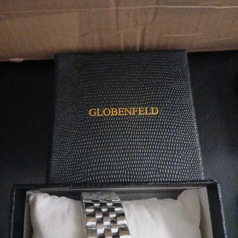 GLOBENFELD SKELETON STAINLESS STEEL WATCH – BOXED