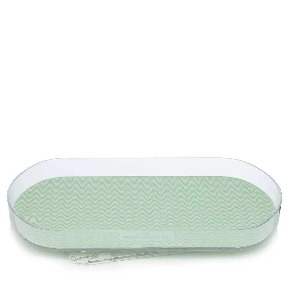 COOK'S ESSENTIALS RECTANGULAR SMART SPIN TURNTABLE - GREEN