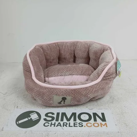 ALLPETSOLUTIONS ALFIE BED RANGE PINK DOG BED TAGGED